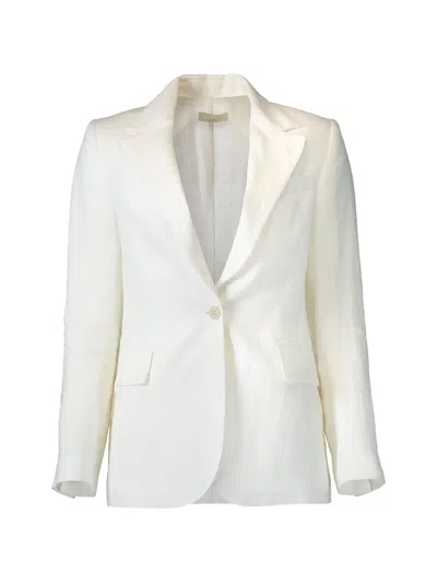 Eleventy Single-breasted Two-button Blazer In Neutral