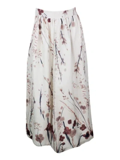 Eleventy Skirt In Beige - Rosa