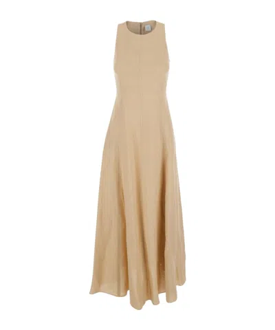 ELEVENTY LINEN MIDI DRESS