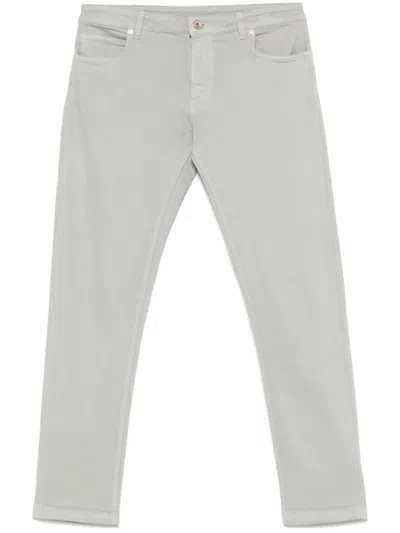 Eleventy Slim-cut Jeans In 绿色