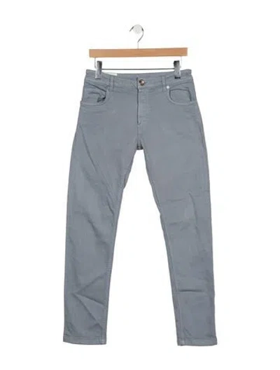 Pre-owned Eleventy Slim Fit Jeans In Blue