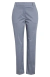 Eleventy Slim Fit Tapered Leg Cotton Blend Pants In Denim