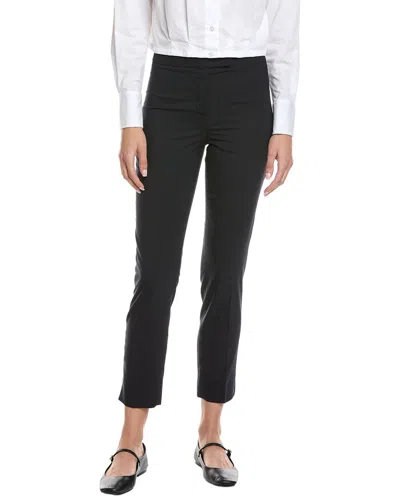 Eleventy Slim Fit Wool-blend Pant In Black