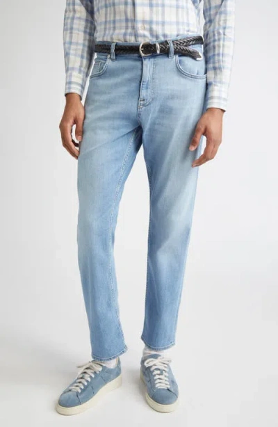 Eleventy Slim Leg Stretch Jeans In Blue