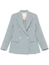 Eleventy Slub-texture Blazer In Grey