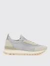 Eleventy Grey Sneakers With Knitted Upper And Chunky Sole In Gray