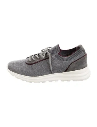 Pre-owned Eleventy Sneakers In Grey