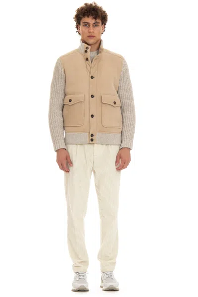 Eleventy Sophisticated Casual Jacket For Men - Fw24 Collection In Neutral