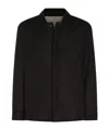 Eleventy Herringbone-pattern Shirt Jacket In Brown