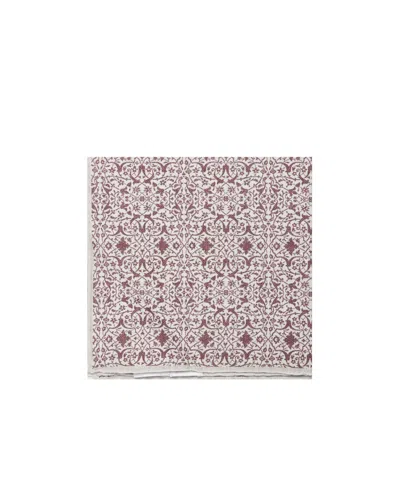 Eleventy Square Pocket Towel In Red