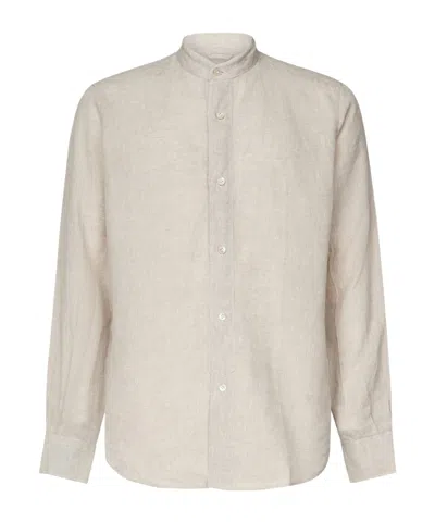 ELEVENTY ELEVENTY STAND COLLAR SHIRT