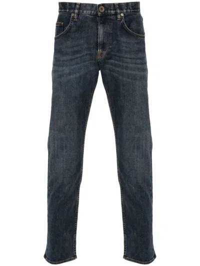 ELEVENTY STONEWASHED SLIM CUT JEANS