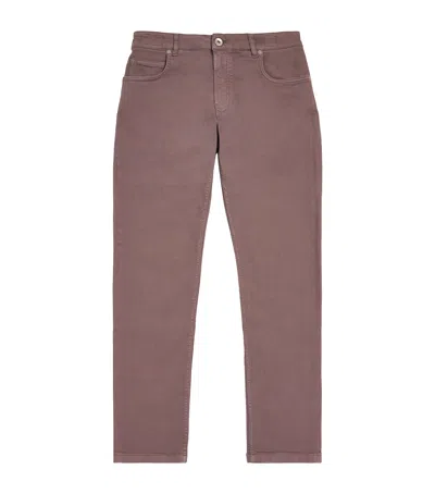 Eleventy Straight Jeans In Pink