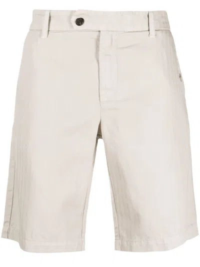Eleventy Straight-leg Chino Shorts In Neutrals