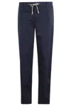 Eleventy Straight-leg Jogger Pants In Blue