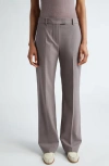 Eleventy Straight Leg Stretch Virgin Wool Trousers In Viola