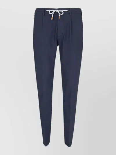 Eleventy Straight-leg Trousers In Blue