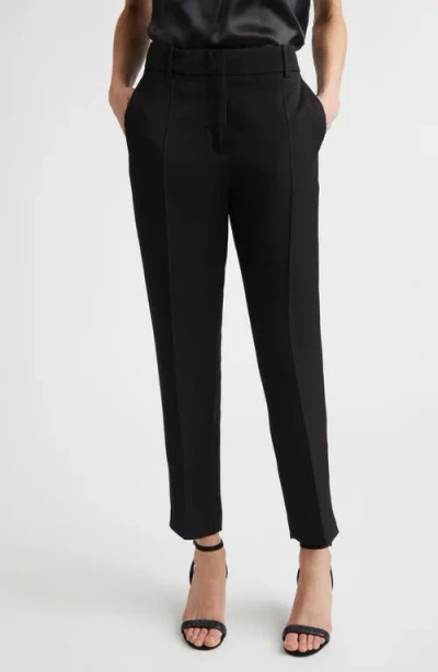 Eleventy Straight Leg Tuxedo Pants In Black