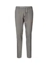 Eleventy Pantalone Jogger Grigio In Gray