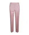Eleventy Straight Trousers In Light Pink