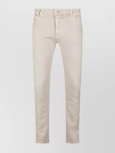 ELEVENTY STRAIGHT TROUSERS WITH BELT LOOPS AND POCKETS