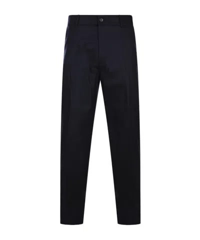 Eleventy Belt-loops Button-fastening Trousers In Black