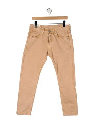 Pre-owned Eleventy Straight-leg Jeans In Neutral