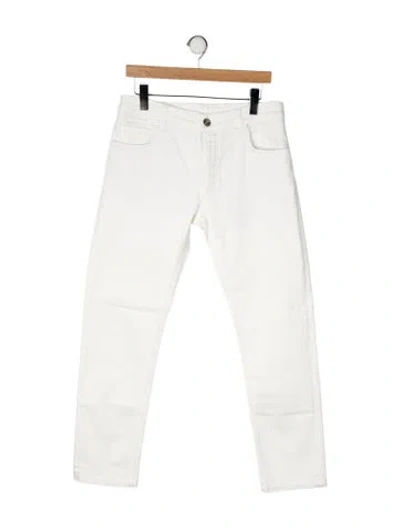 Pre-owned Eleventy Straight-leg Jeans In Neutral