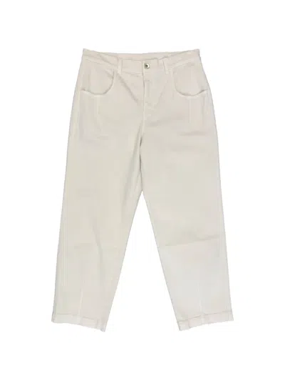 Eleventy Straight-leg Jeans In White
