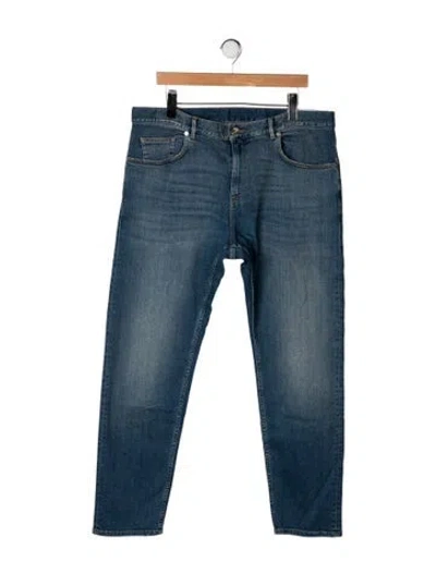 Pre-owned Eleventy Straight-leg Jeans W/ Tags In Blue
