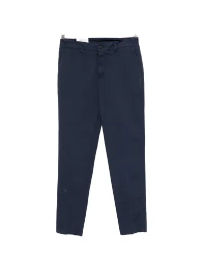 Eleventy Straight-leg Trousers In Blue