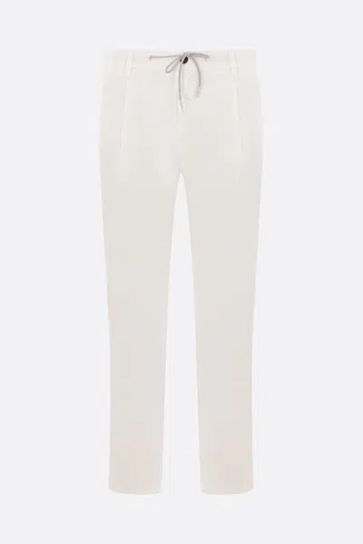 Eleventy Stretch Cotton Darted Trousers