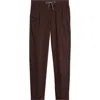 Eleventy Stretch Cotton Joggers In Barolo