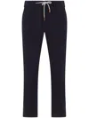 Eleventy Stretch-wool Trousers In Blue