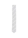 Eleventy Striped Cotton Tie In Pattern