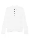 Eleventy Gestreiftes Poloshirt In White
