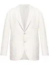 Eleventy Long-sleeved Suit Coat In Weiss