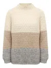 Eleventy Striped Sweater In Multi