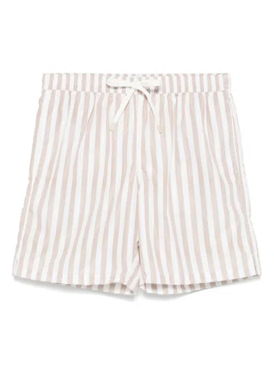 ELEVENTY STRIPED SWIM SHORTS