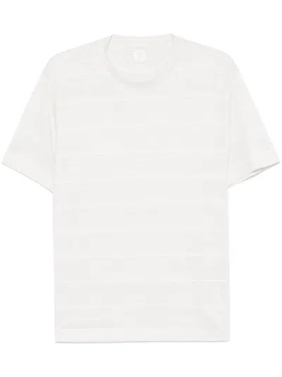 Eleventy Striped T-shirt In 中性色