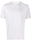 Eleventy Round-neck Short-sleeve T-shirt In Grey