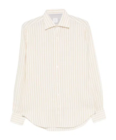 ELEVENTY STRIPED-PATTERN SHIRT