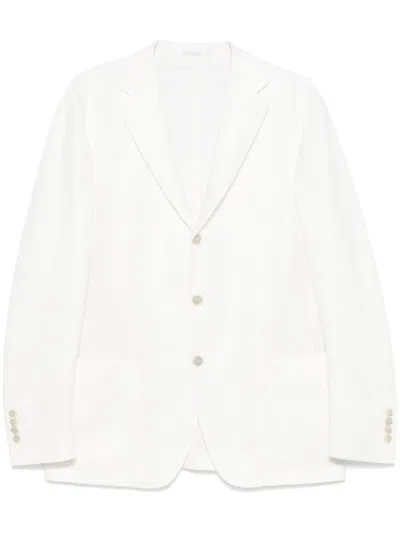 Eleventy Structured Jacket In White