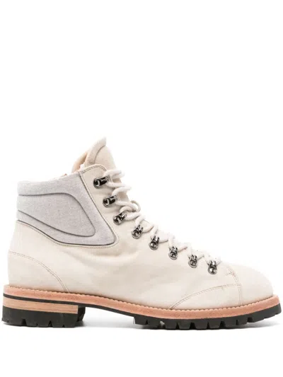 ELEVENTY SUEDE ANKLE BOOTS