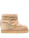 Eleventy Suede Boots In Neutrals