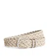 Eleventy Suede Braided Belt