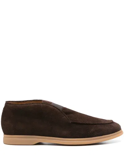 ELEVENTY SUEDE DESERT BOOTS