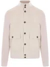 Eleventy Long-sleeved Jacket In Neutrals