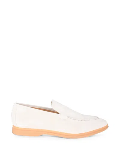 Eleventy Suede Slip-on Loafers In Neutrals