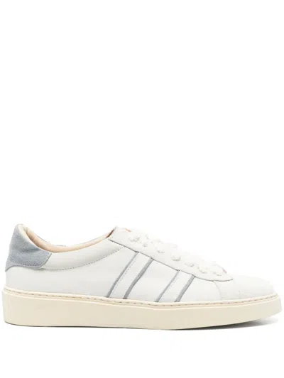 Eleventy Suede Sneakers In 蓝色